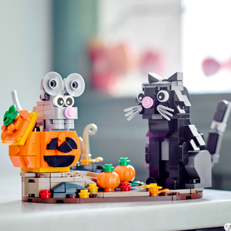 Конструктор LEGO "Хэллоуин: Кошка и Мышь" - Boxette Shop